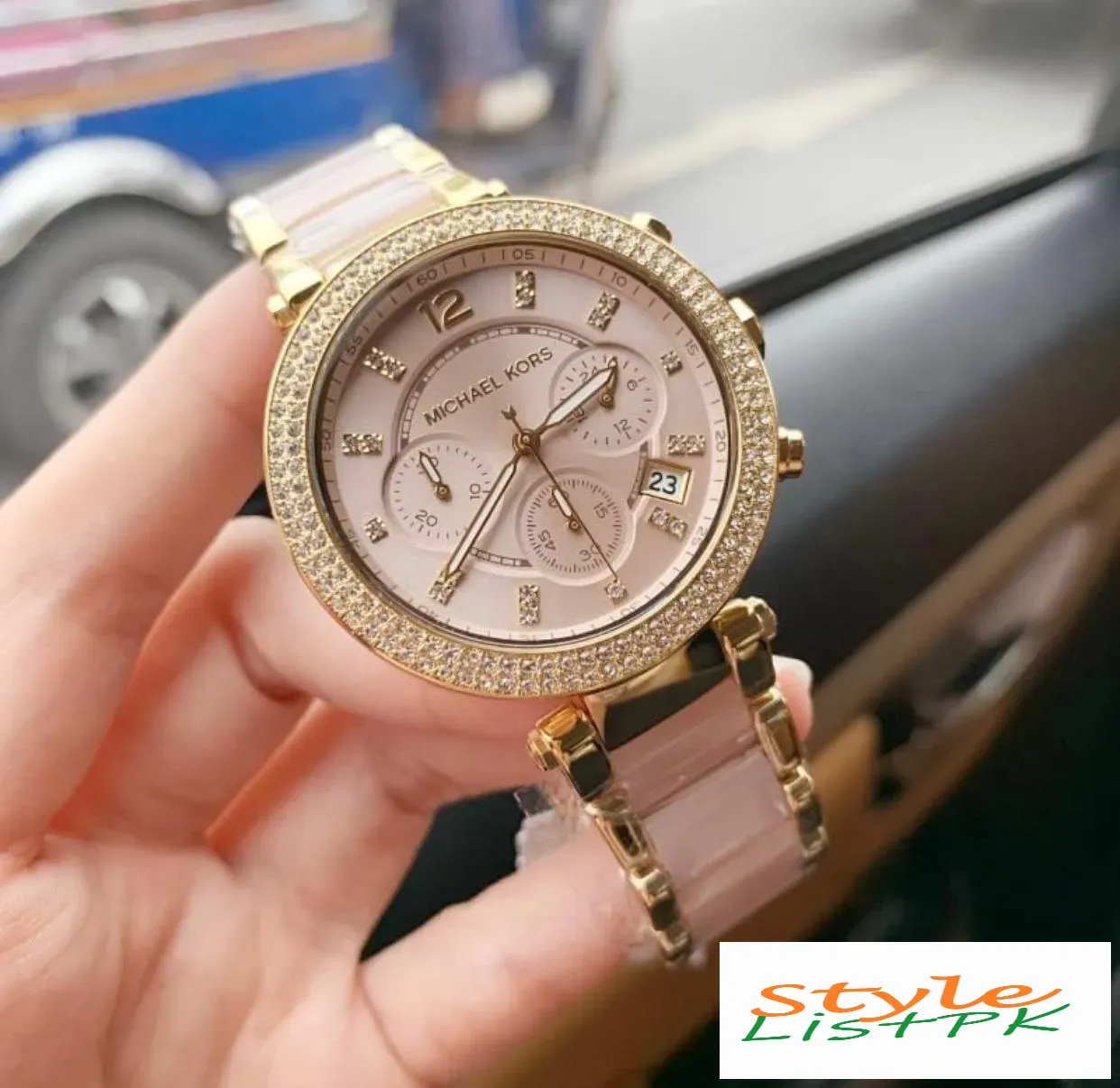 Best Price Michael Kors Parker Chronograph Working Watch
