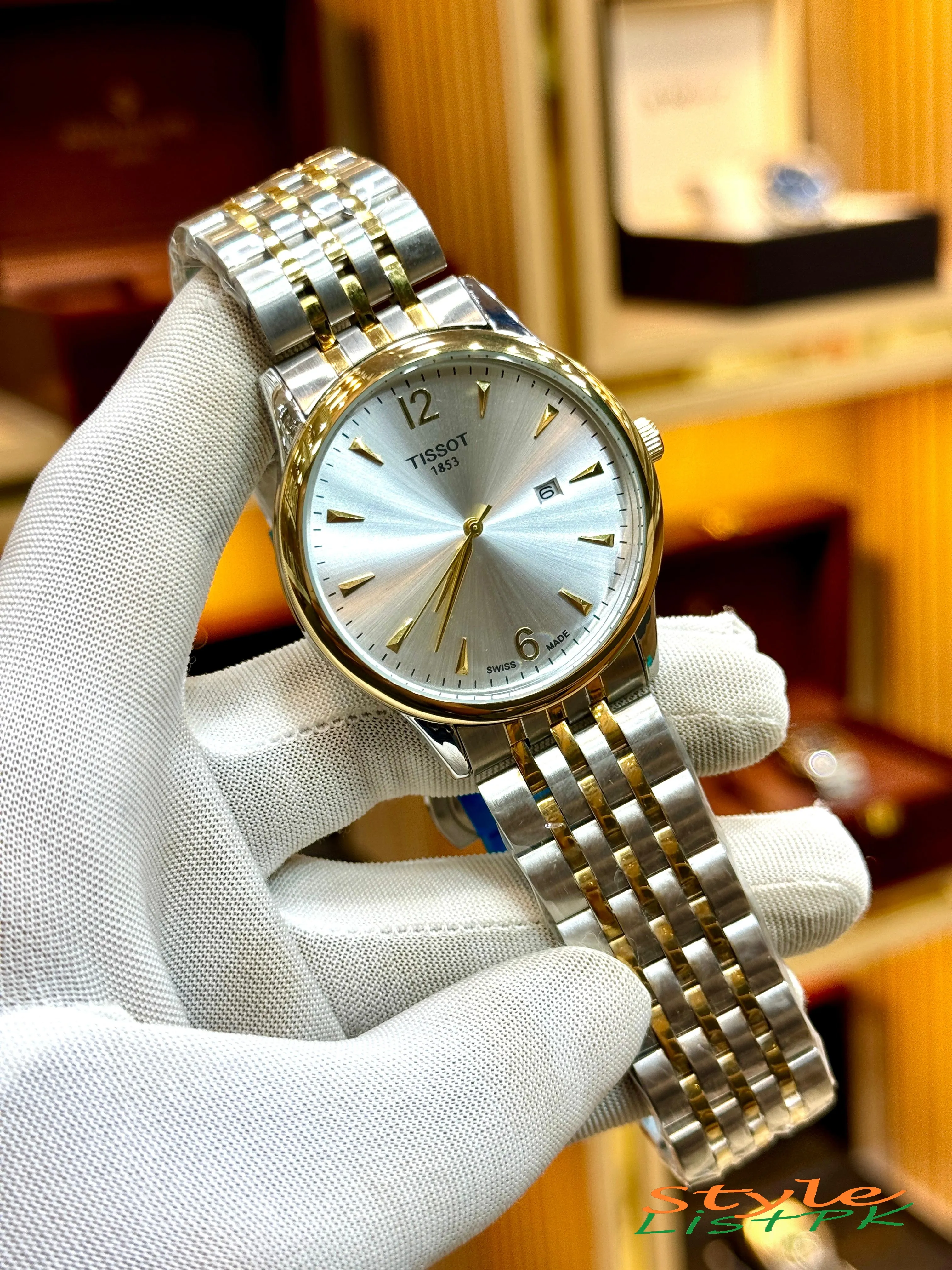 Best Price Tissot two tone chain 