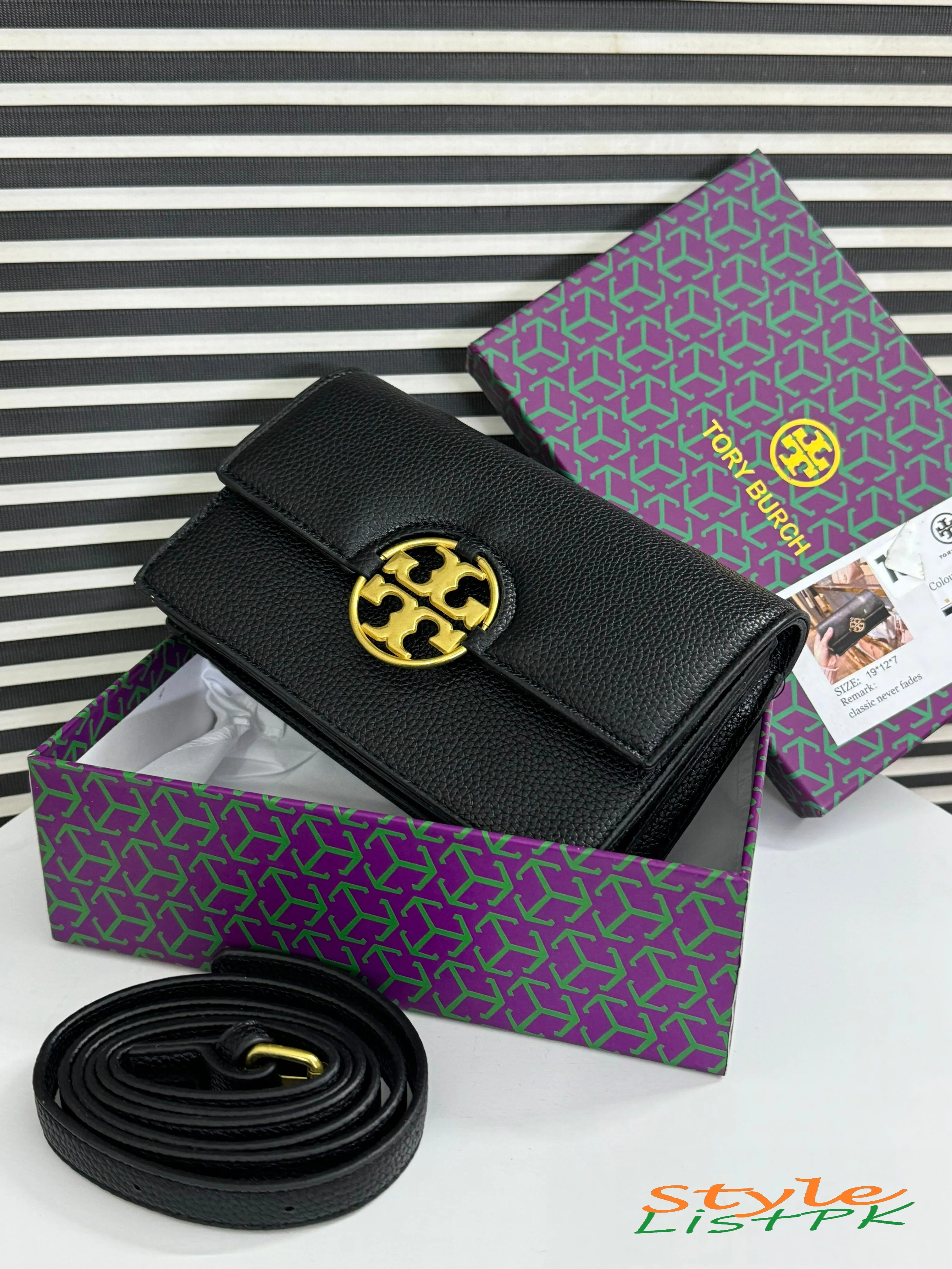 Best Price Tory Burch Miller Wallet Crossbody Bag With Long Strap 