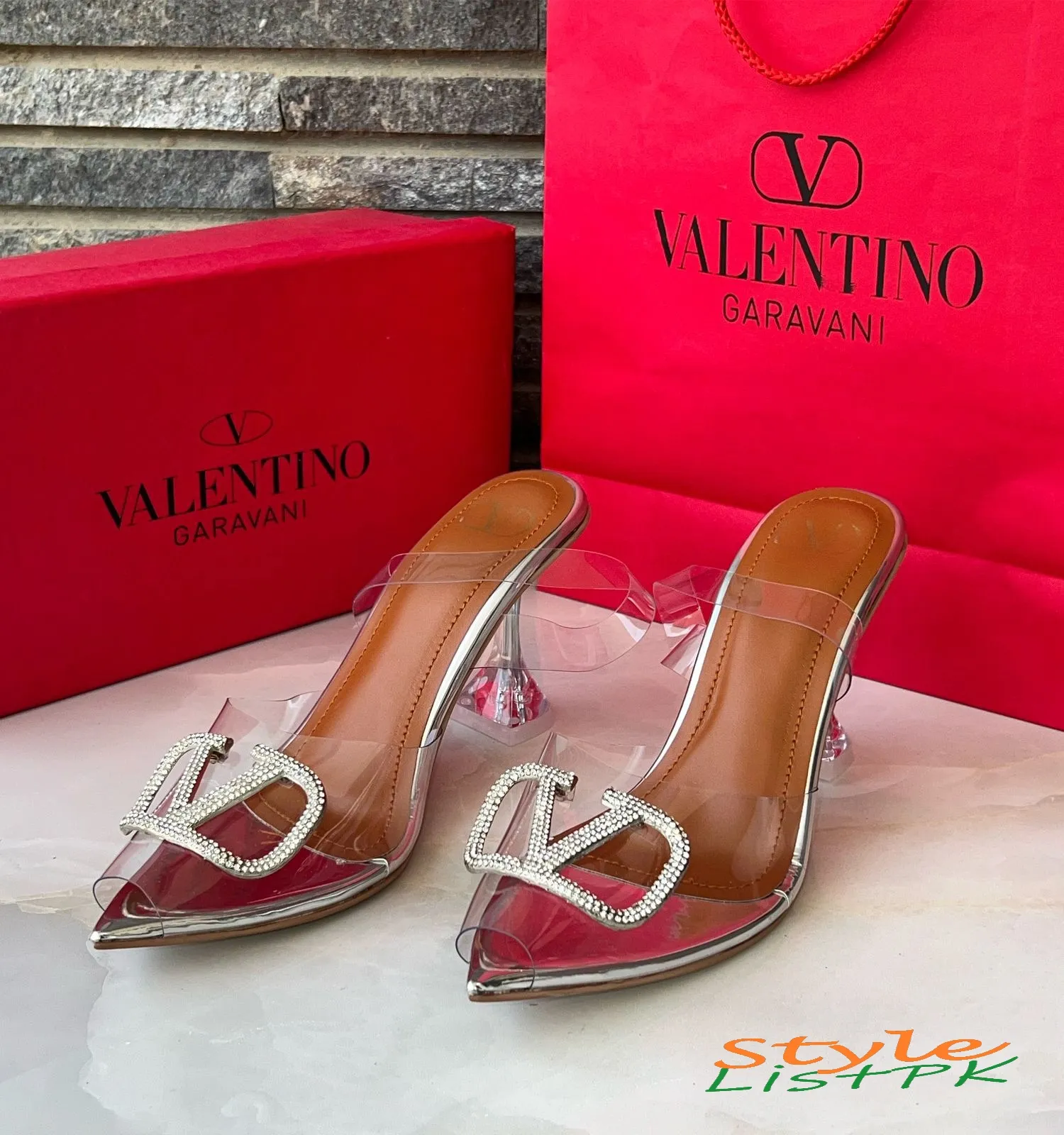 Best Price Valentino transparent heels