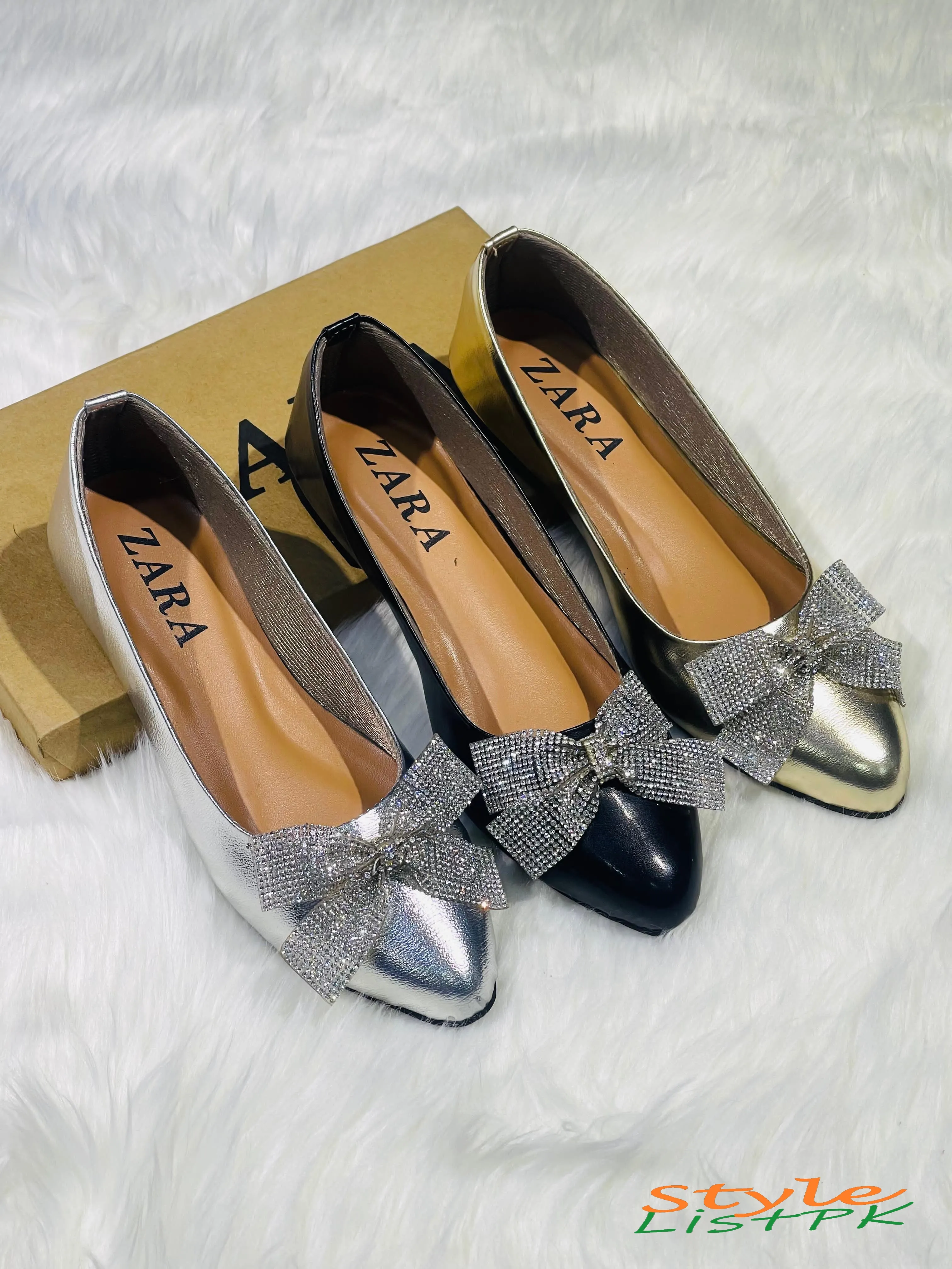 Best Price Zara bow pumps 
