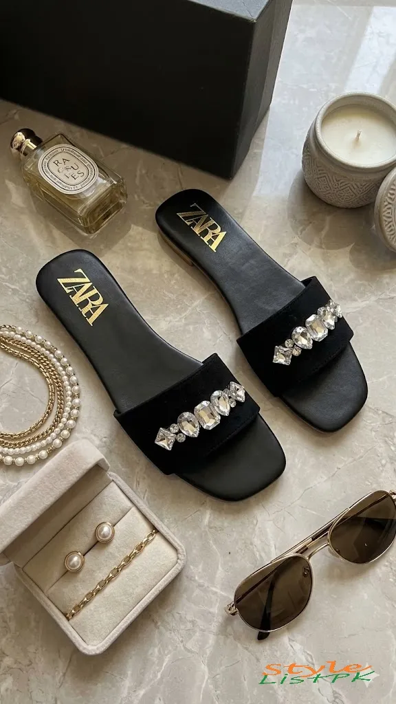 Best Price Zara Diamonties Flats