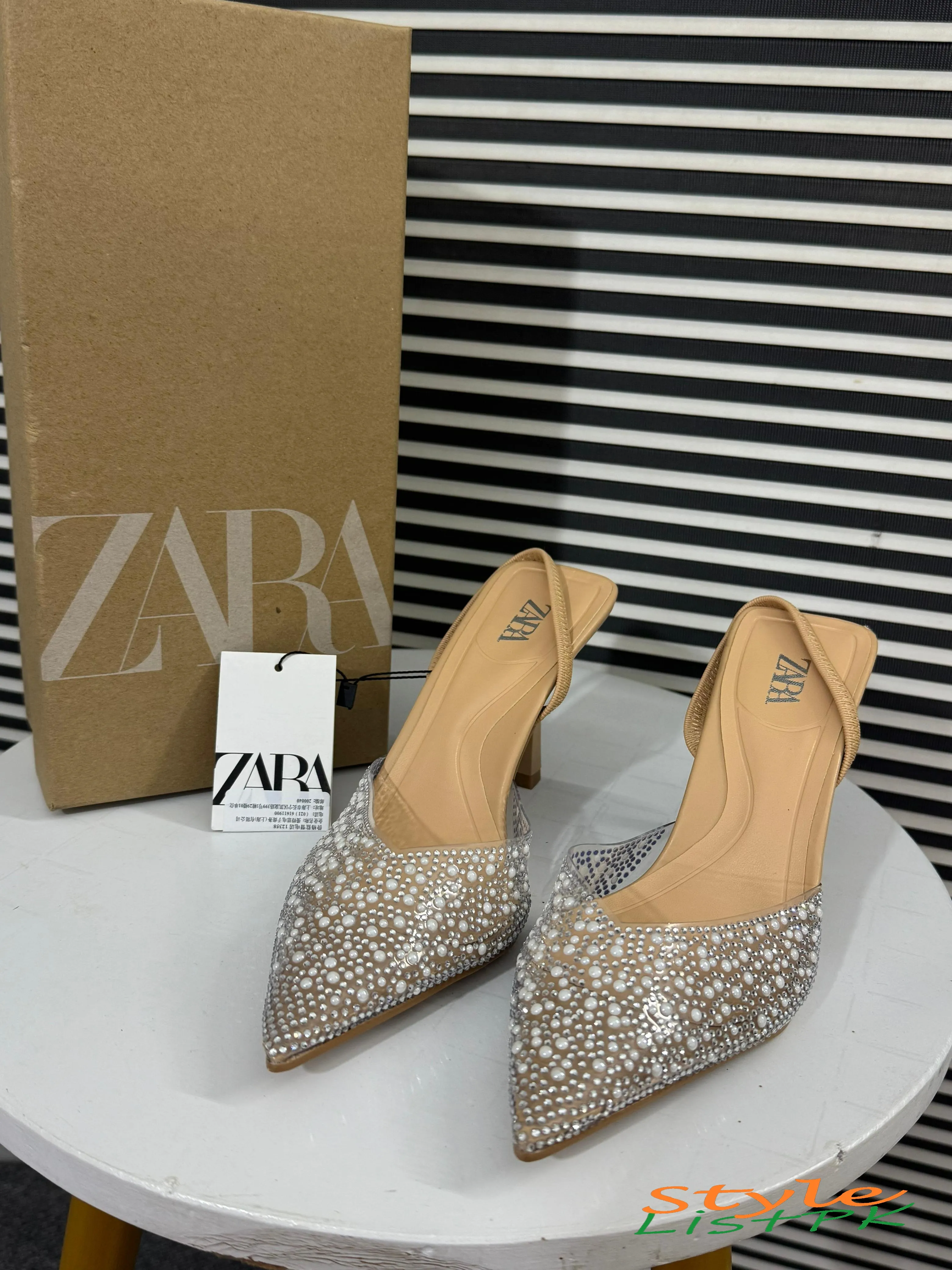 Best Price Zara Faux Pearls Heel